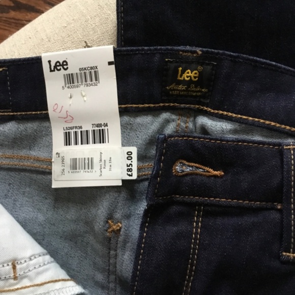 NWT Lee Scarlett Skinny Rinse 31W/33L - Picture 2 of 6